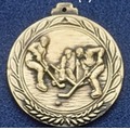 2.5" Stock Cast Medallion (Hockey 2)